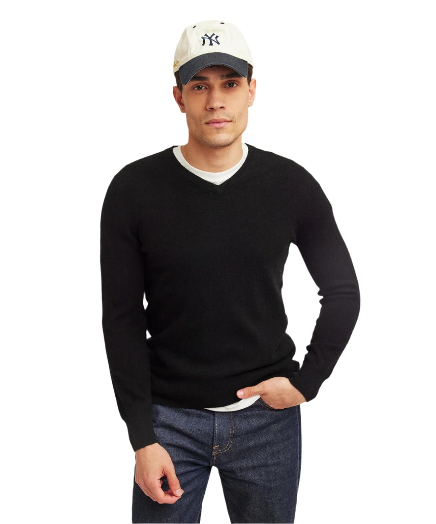 Men's Cashmere V-Neck