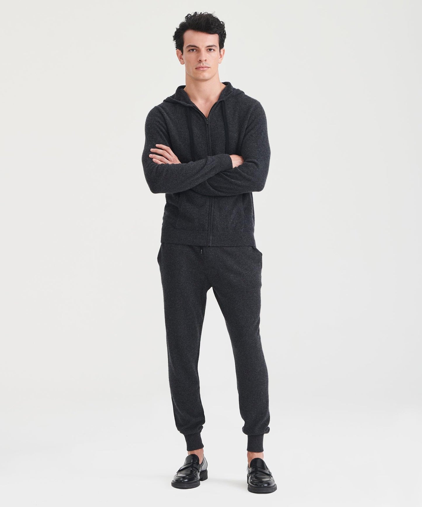 Men's Signature Cashmere Zip Hoodie