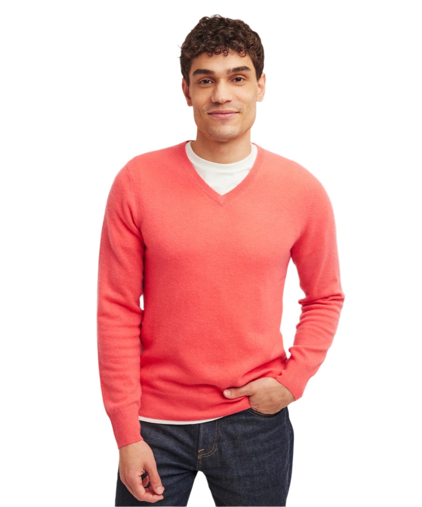 Men's Cashmere V-Neck