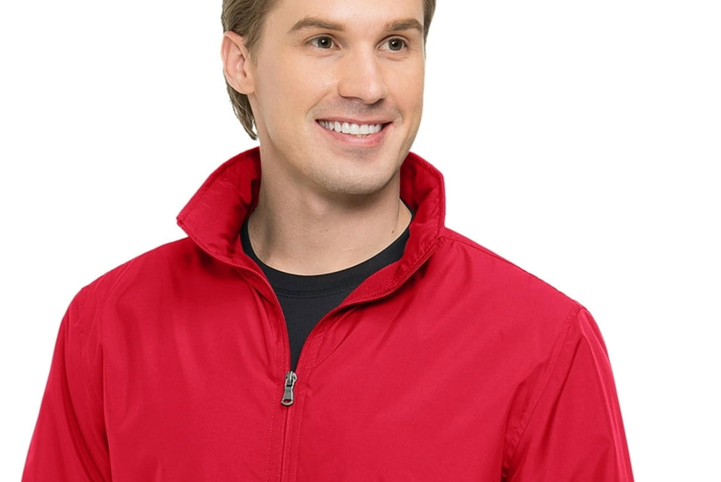 AFC Men’s Lightweight Windbreaker With Hood Water Resistant Lg to 6x Big & Tall