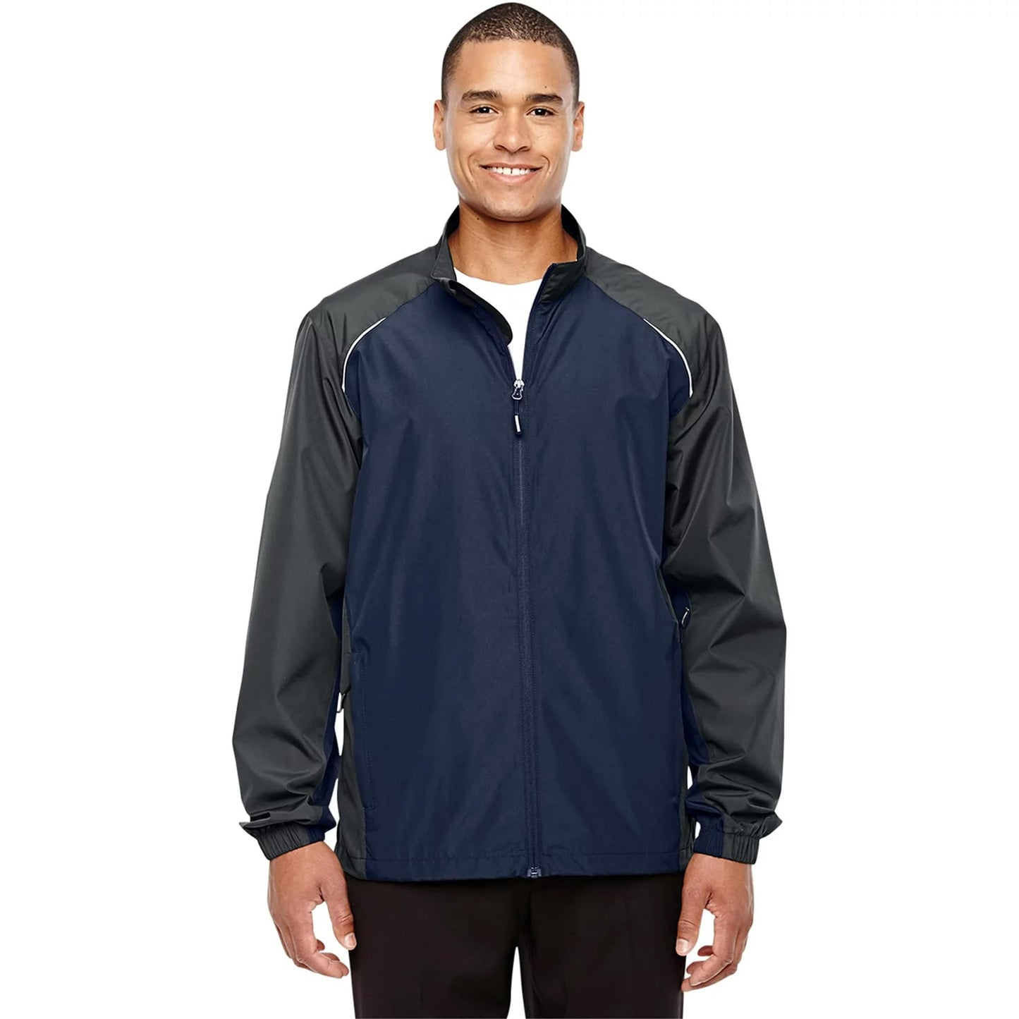 AFC Men's Lightweight Nylon Windbreaker Wind & Water Resistant Jacket Md Lg Xl