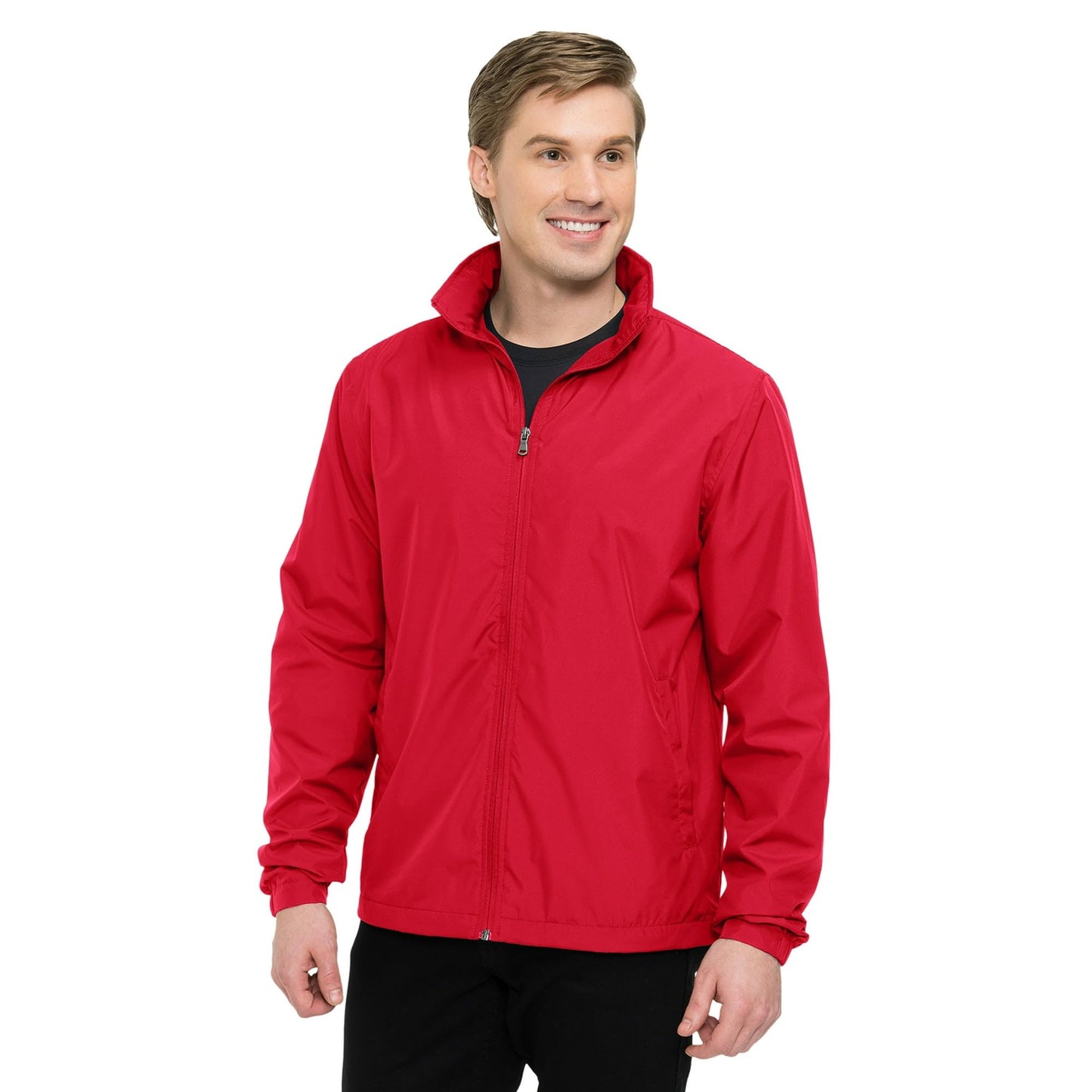 AFC Men’s Lightweight Windbreaker With Hood Water Resistant Lg to 6x Big & Tall