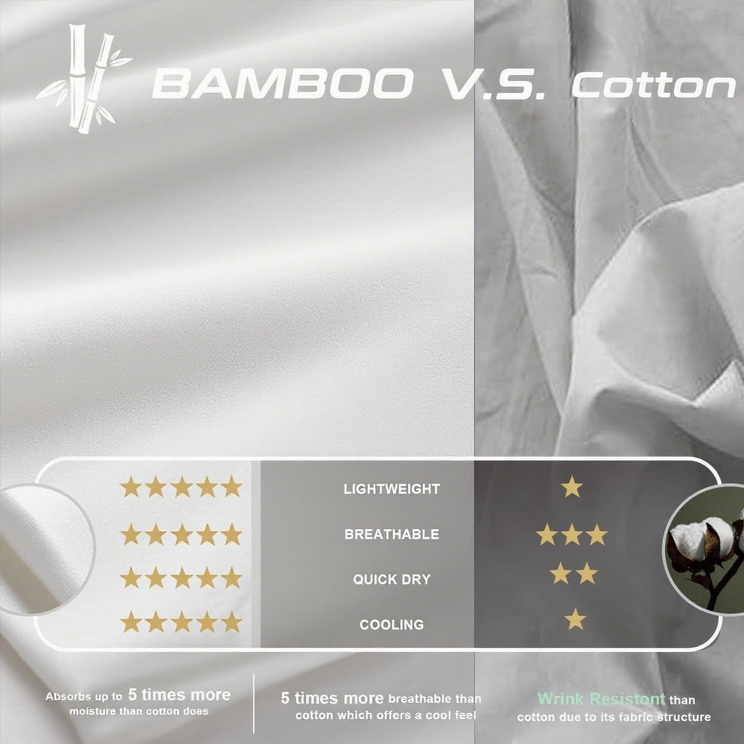 Men's Cooling Workout Shirts Bamboo Viscose Anti Odor Moisture Wicking Athletic Short Sleeve Lightweight Loose Gym Tee