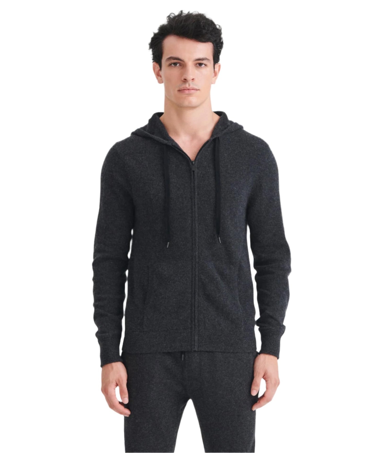 Men's Signature Cashmere Zip Hoodie