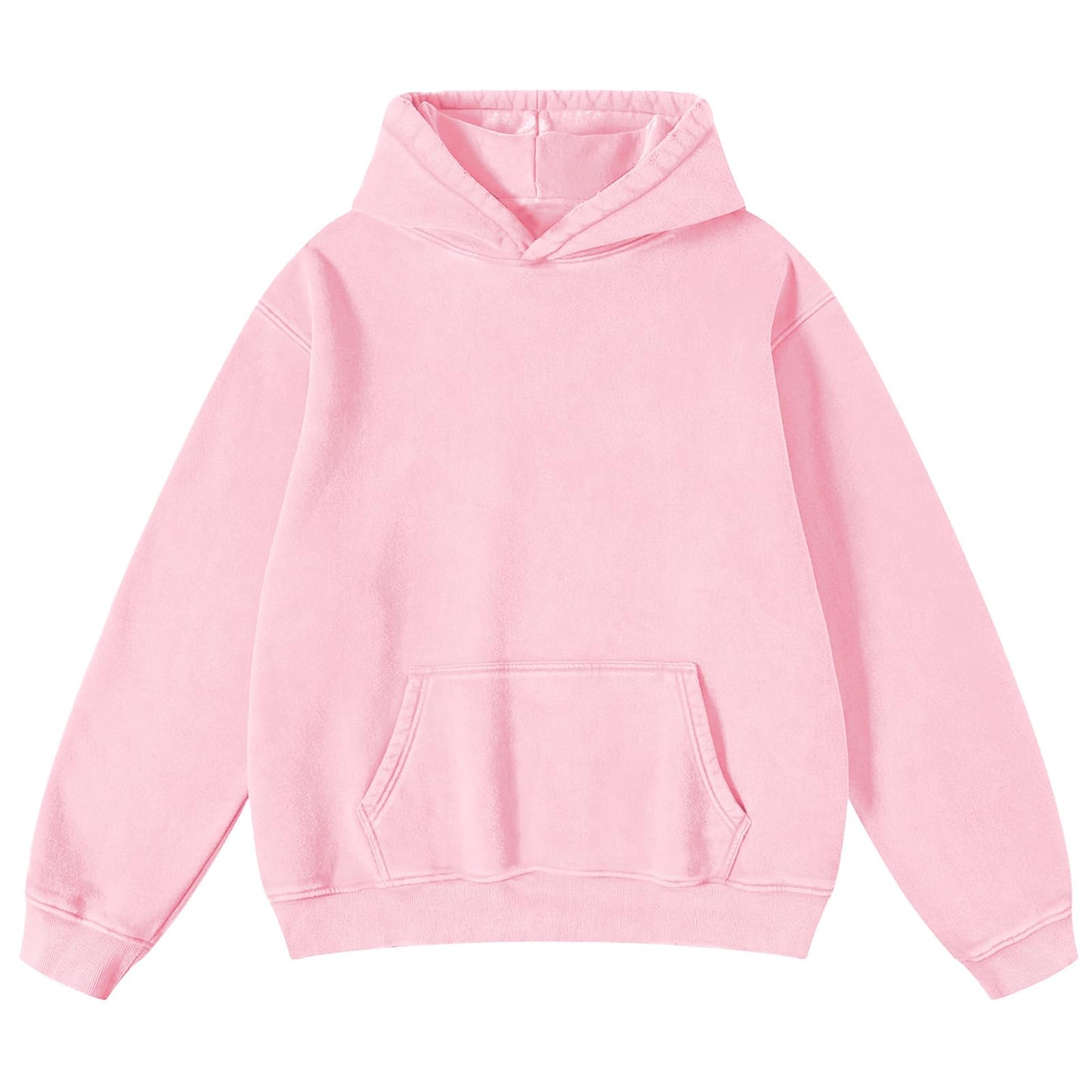FAIABLE Mens Hoodies Oversized Unisex Acid Wash Hoodie Heavyweight Fleece Vintage Cotton Sweatshirt Men Women Streetwear