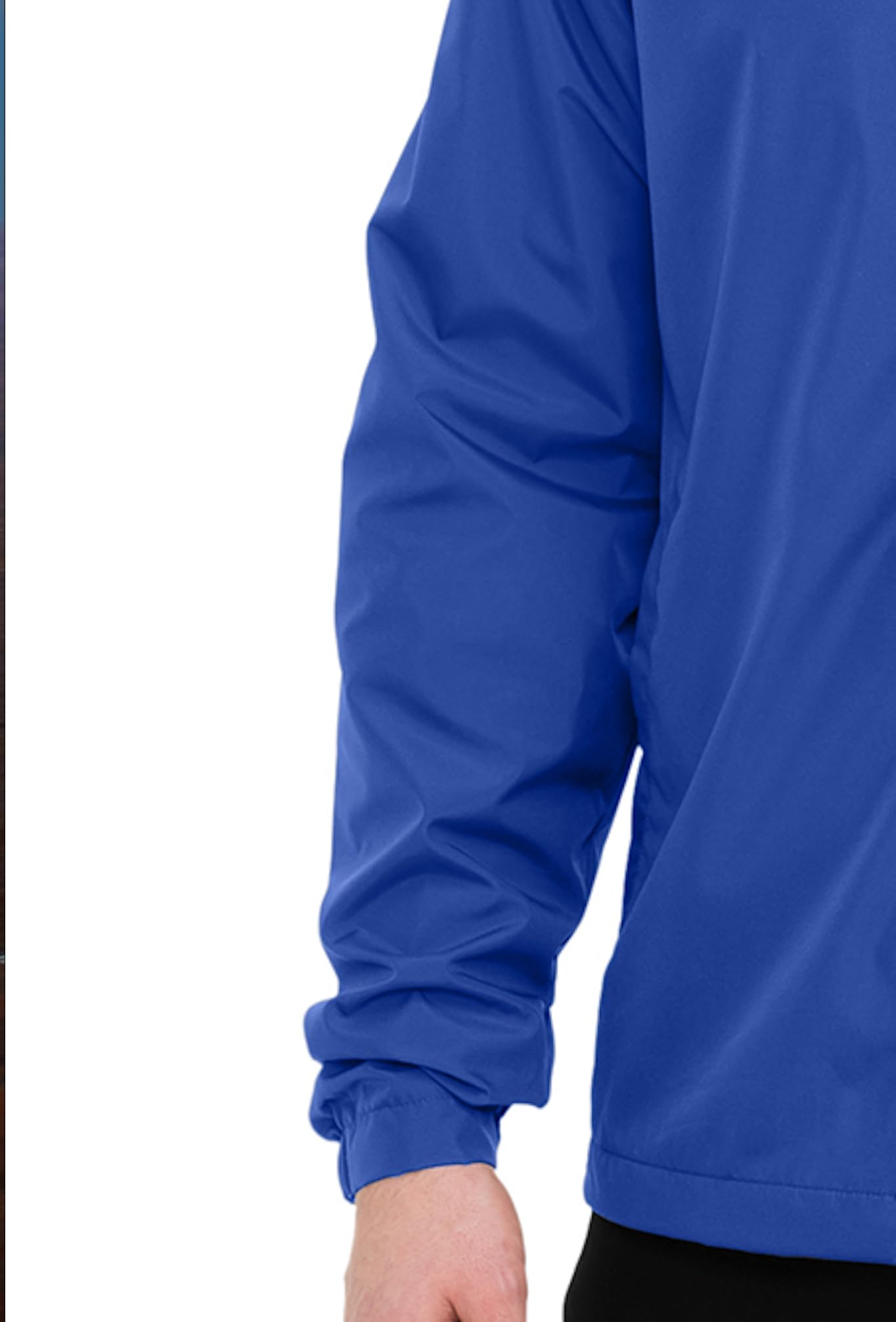 AFC Men’s Lightweight Windbreaker With Hood Water Resistant Lg to 6x Big & Tall
