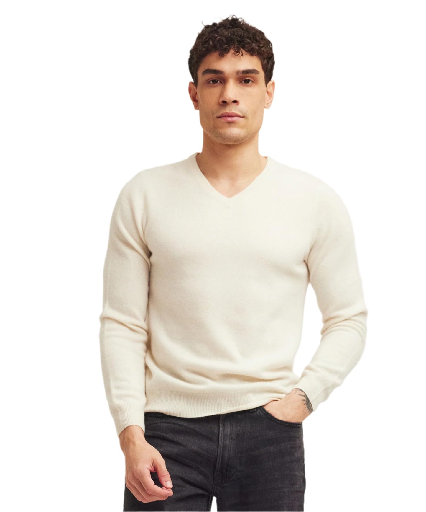 Men's Cashmere V-Neck