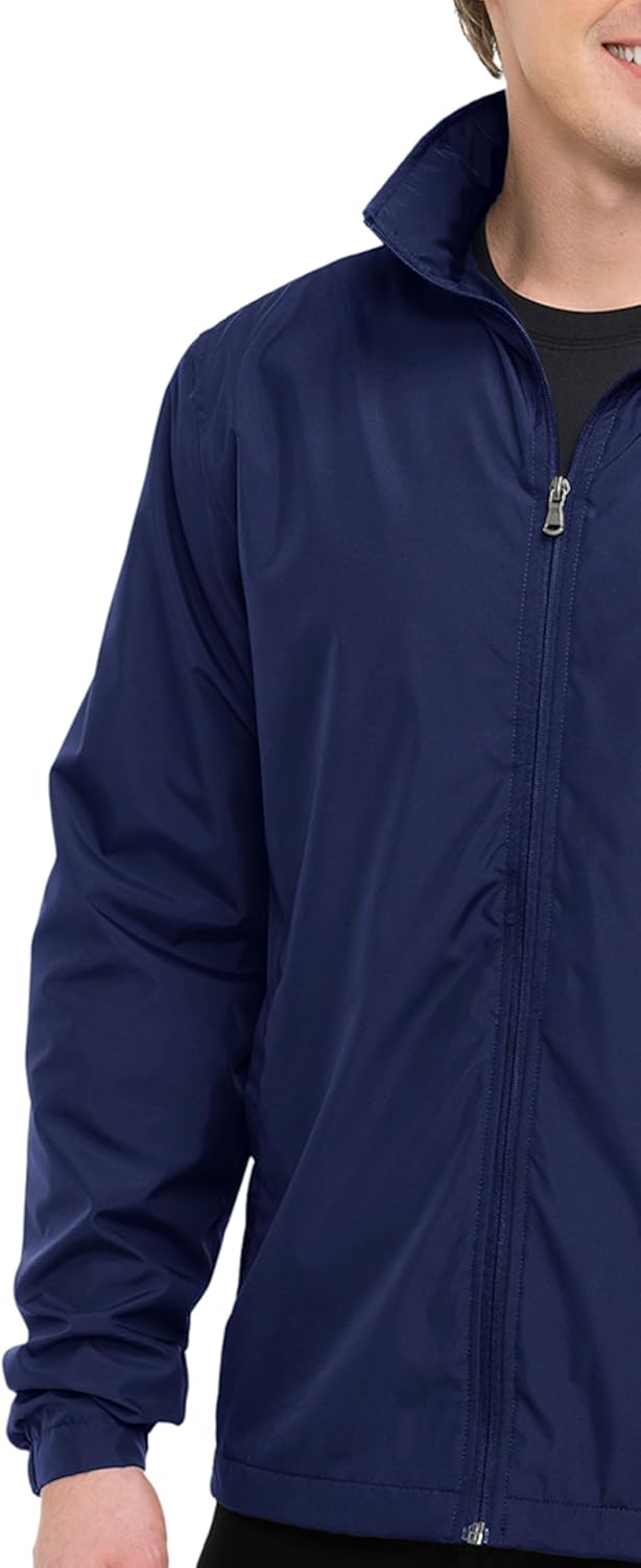 AFC Men’s Lightweight Windbreaker With Hood Water Resistant Lg to 6x Big & Tall