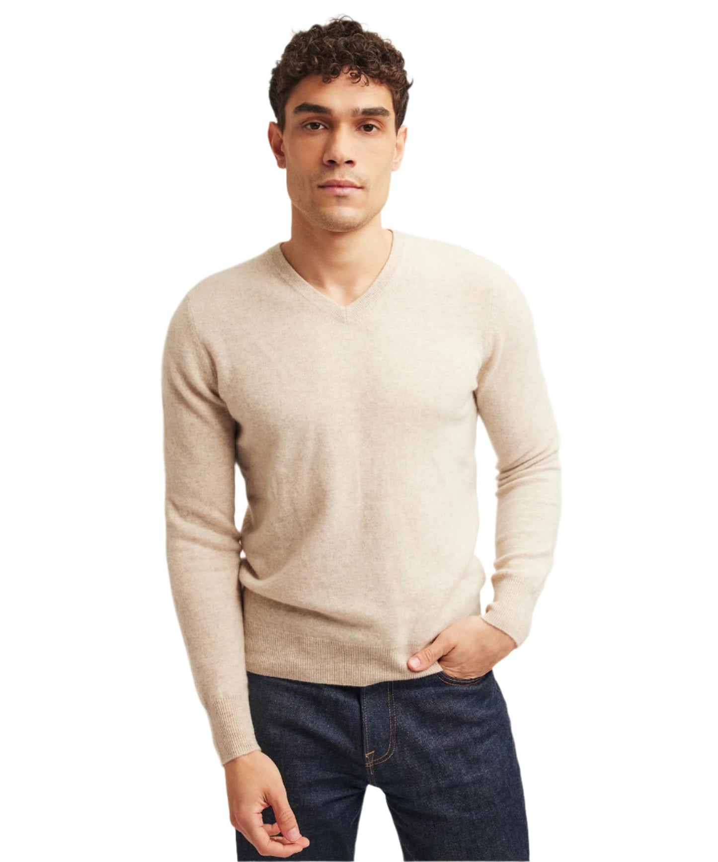 Men's Cashmere V-Neck