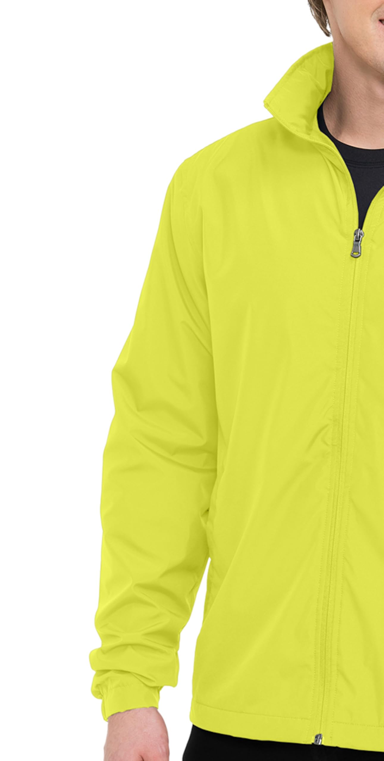 AFC Men’s Lightweight Windbreaker With Hood Water Resistant Lg to 6x Big & Tall