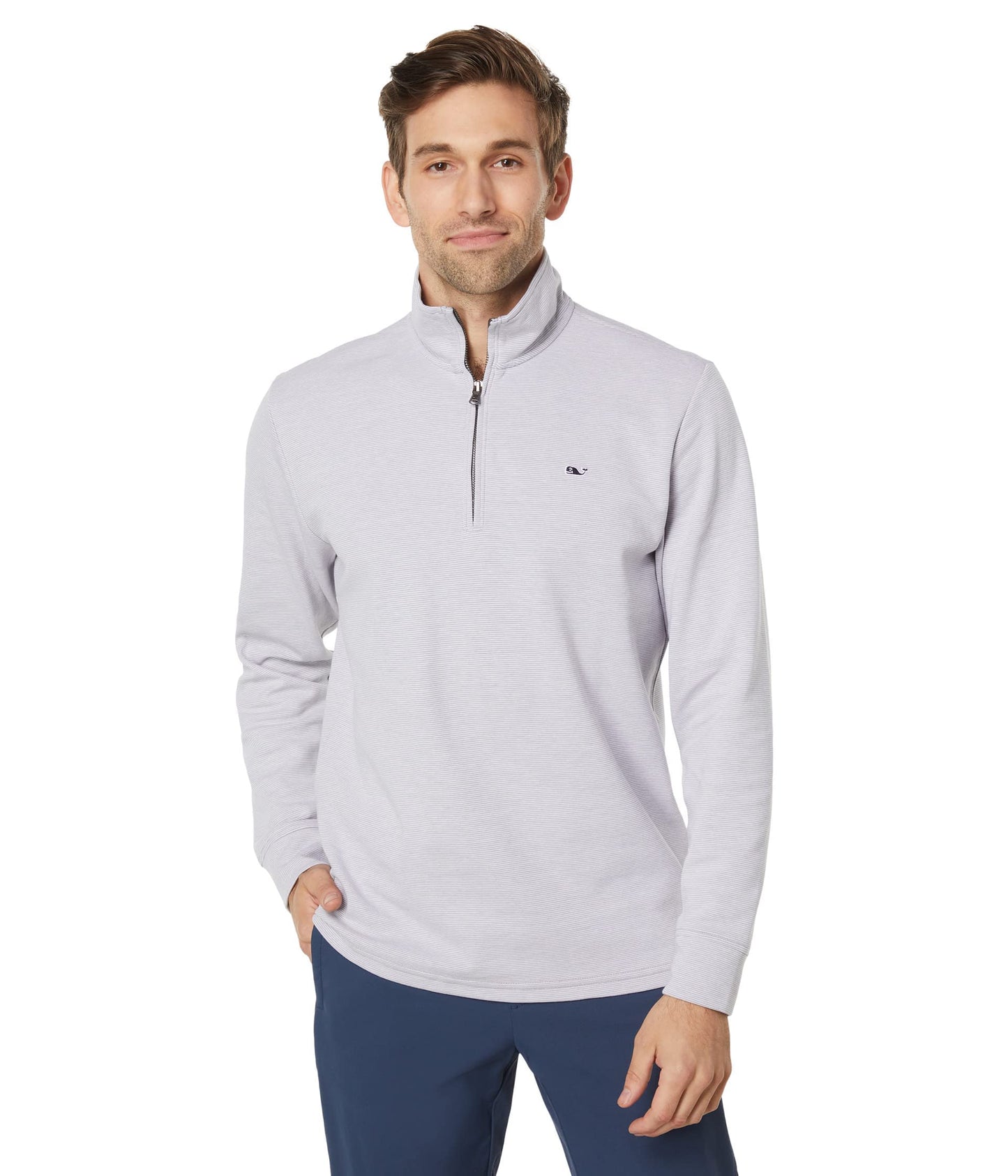 vineyard vines Men's Saltwater Quarter-Zip Pullover Sweater