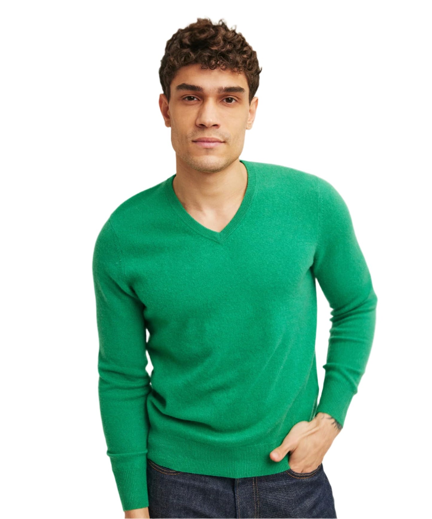 Men's Cashmere V-Neck