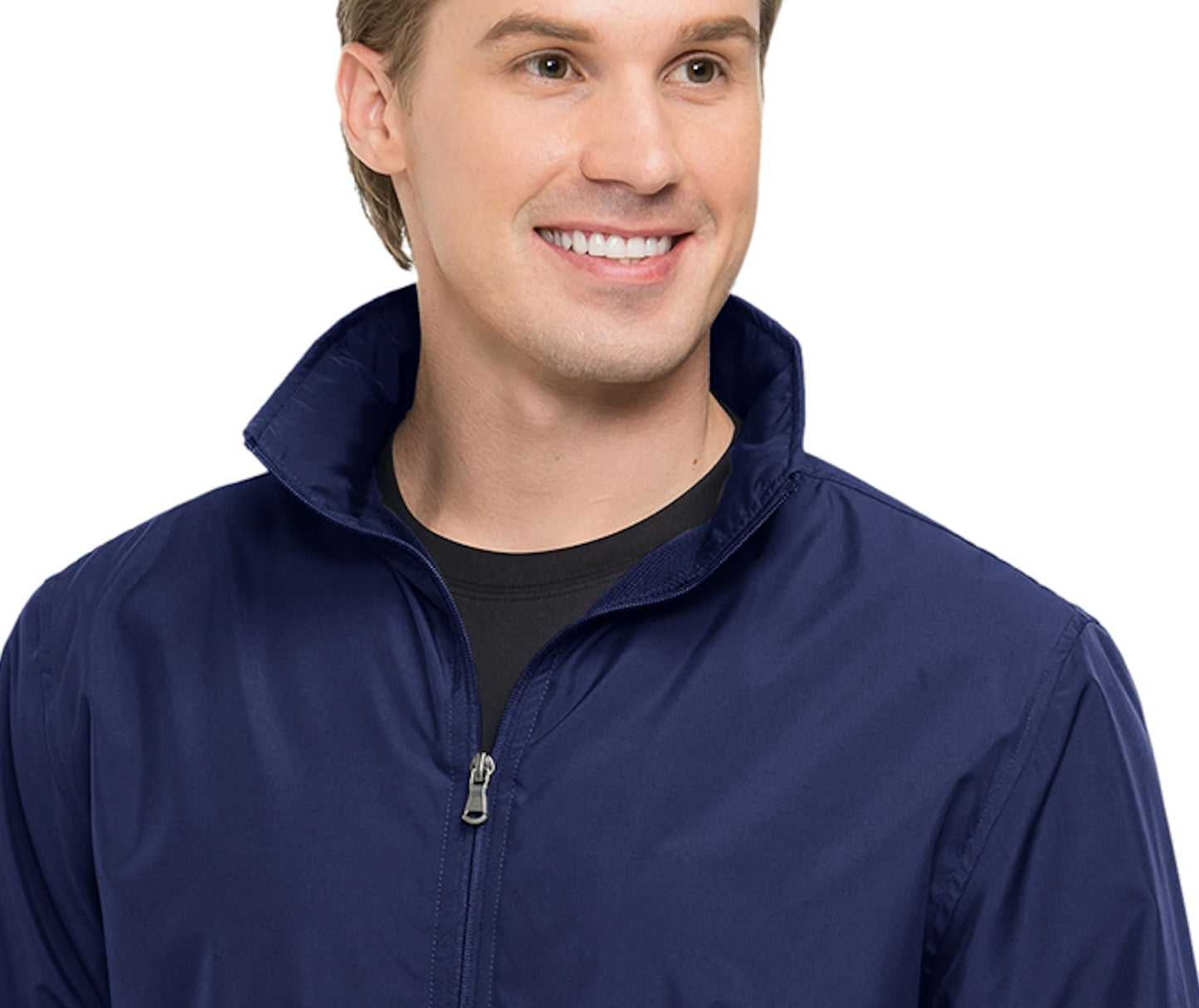 AFC Men’s Lightweight Windbreaker With Hood Water Resistant Lg to 6x Big & Tall