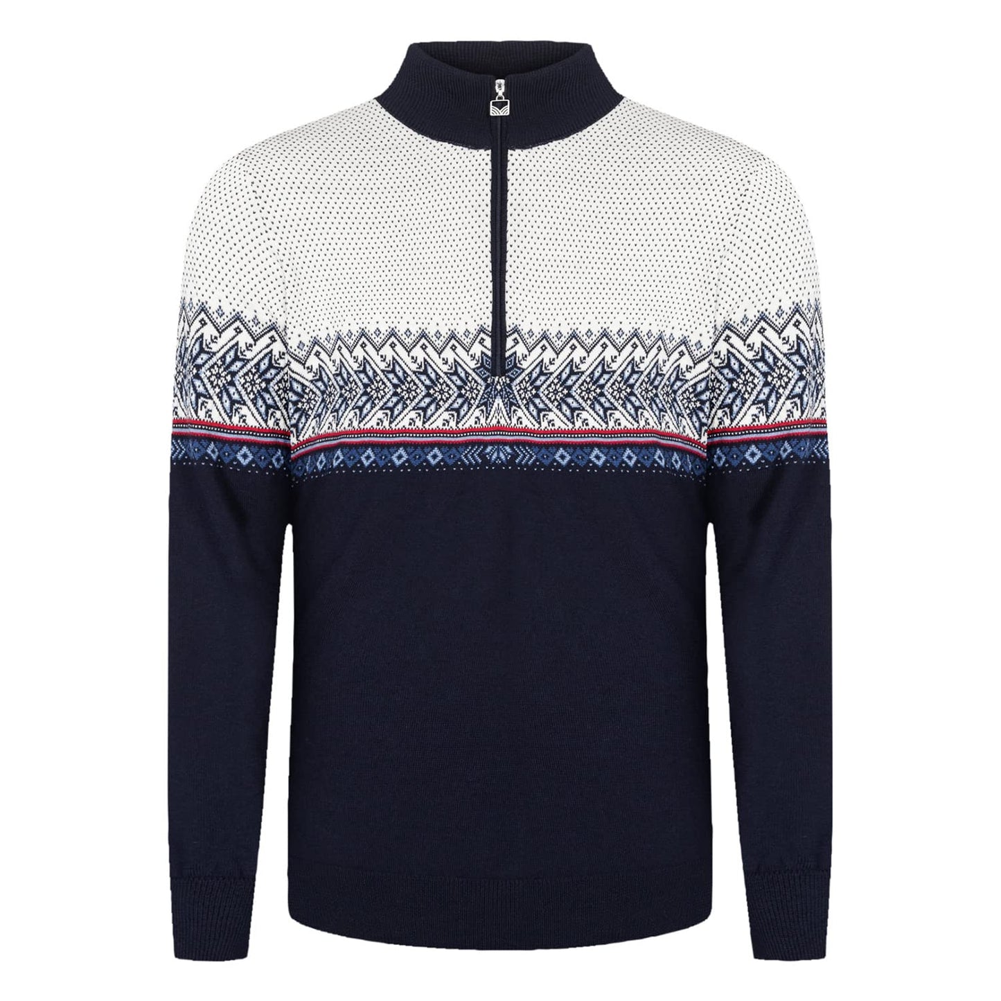 Dale of Norway Hovden Men’s Sweater - 100% Merino Wool Knit Sweater - Men’s Pullover - Ski Sweater - Quarter Zip Pullover Men
