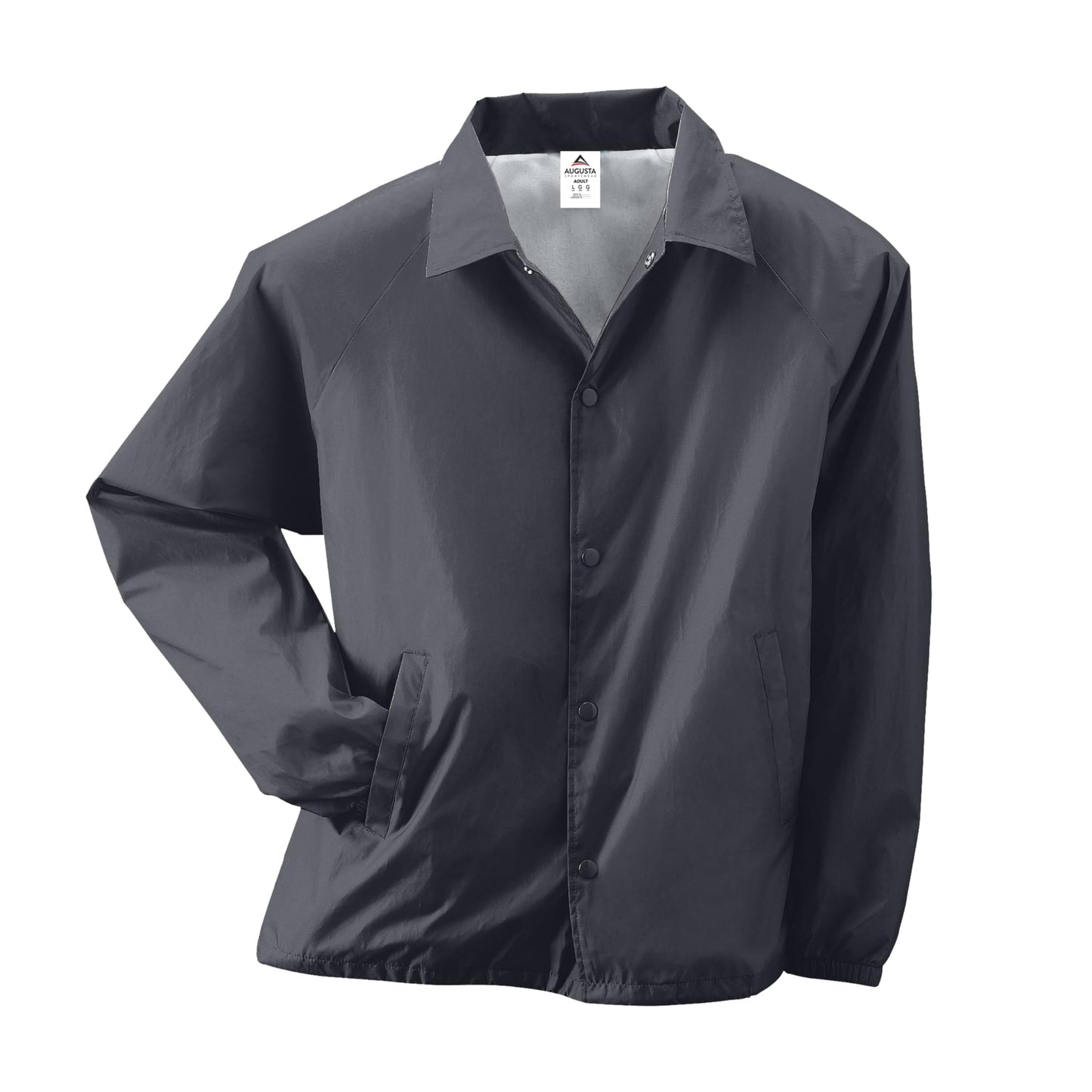 Augusta Sportswear Nylon Coach's Jacket/Lined - Rain-Ready, Water-Resistant Outerwear for Coaches & Outdoor Activities