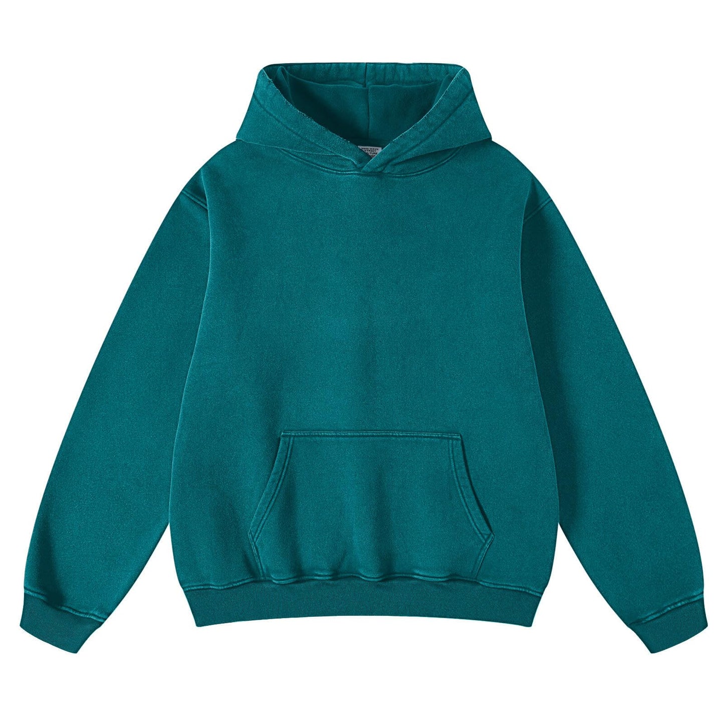 FAIABLE Mens Hoodies Oversized Unisex Acid Wash Hoodie Heavyweight Fleece Vintage Cotton Sweatshirt Men Women Streetwear