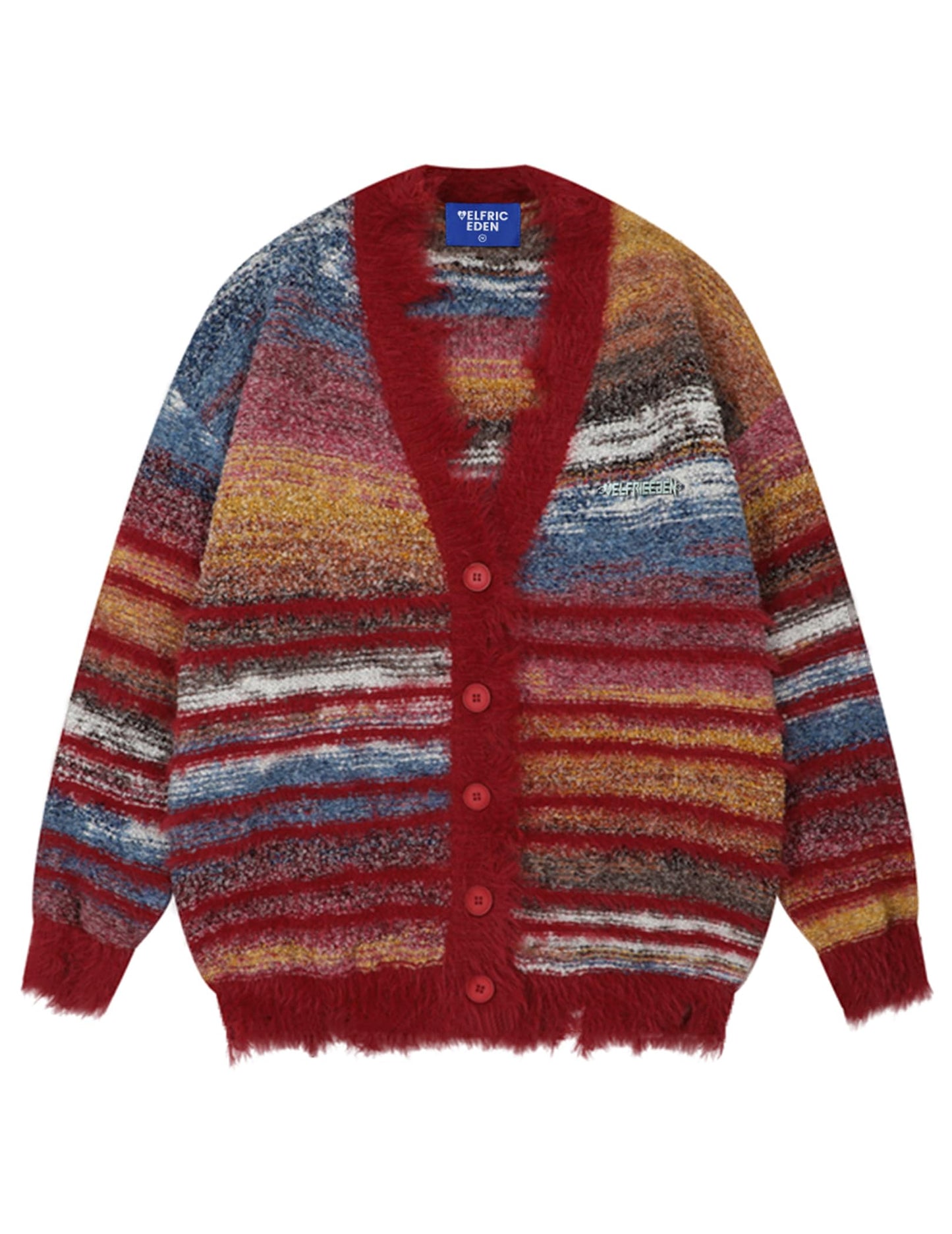 Aelfric Eden Cardigan Sweater Open Front Casual Knit Cardigans Pinstripe Fashion Sweaters Y2k 2025 Outfits