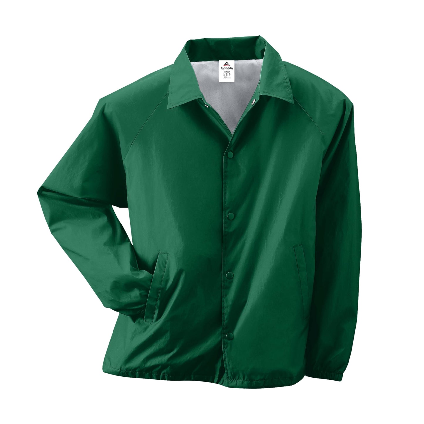 Augusta Sportswear Nylon Coach's Jacket/Lined - Rain-Ready, Water-Resistant Outerwear for Coaches & Outdoor Activities