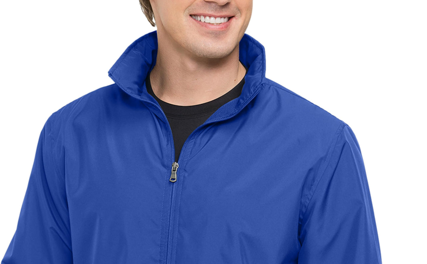 AFC Men’s Lightweight Windbreaker With Hood Water Resistant Lg to 6x Big & Tall