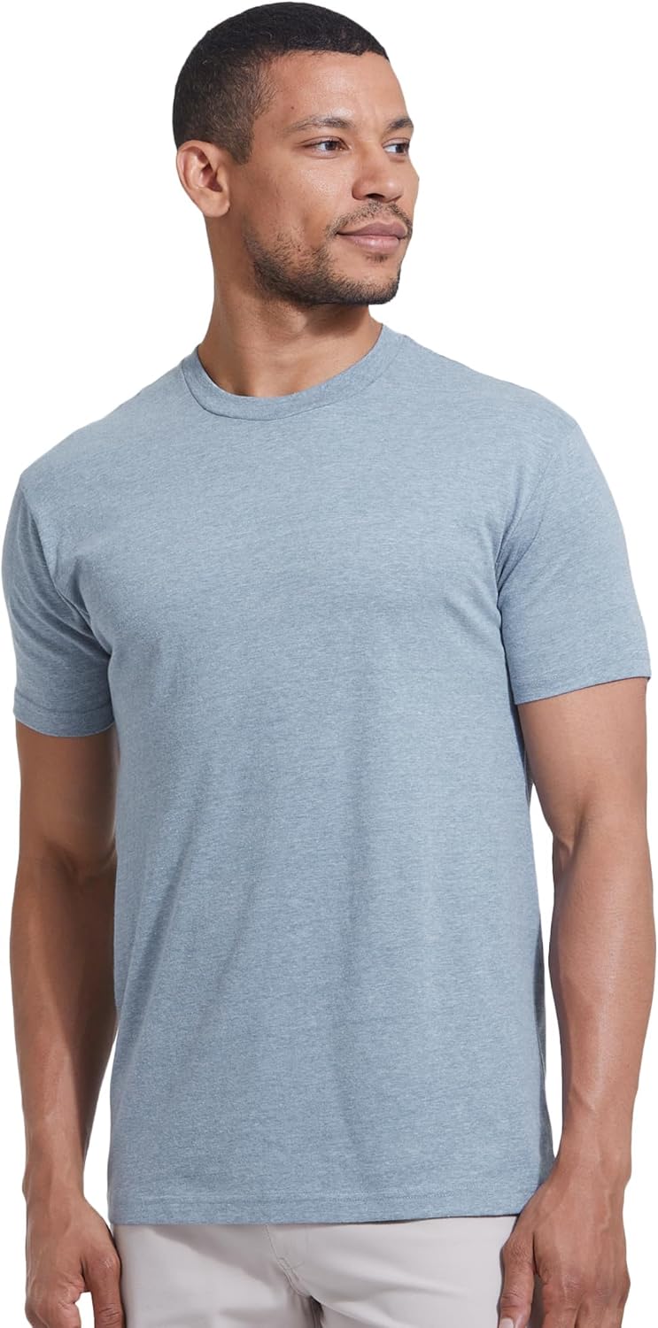 True Classic Mens T-Shirts – Short Sleeve Crew Neck T Shirts for Man, Cotton Blend Plain Novelty Men's T-Shirts