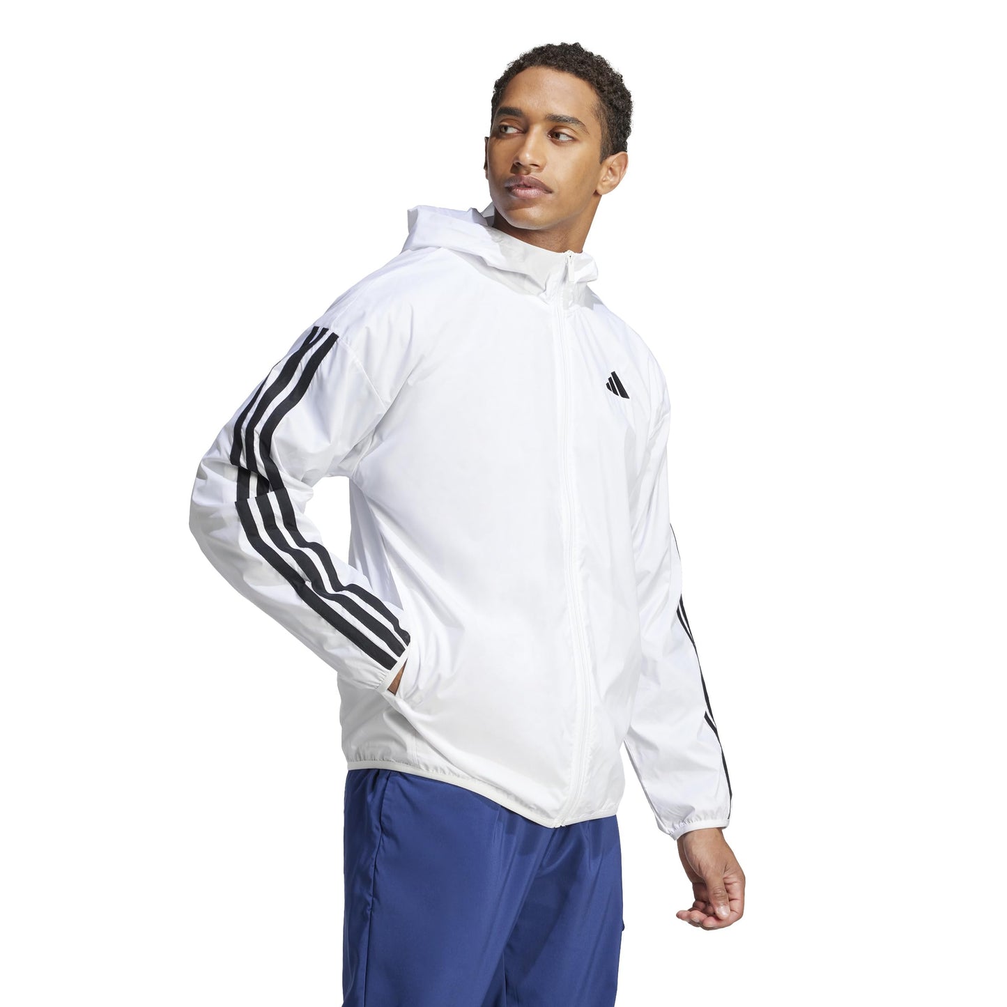 adidas Men's Essentials 3-Stripes Windbreaker