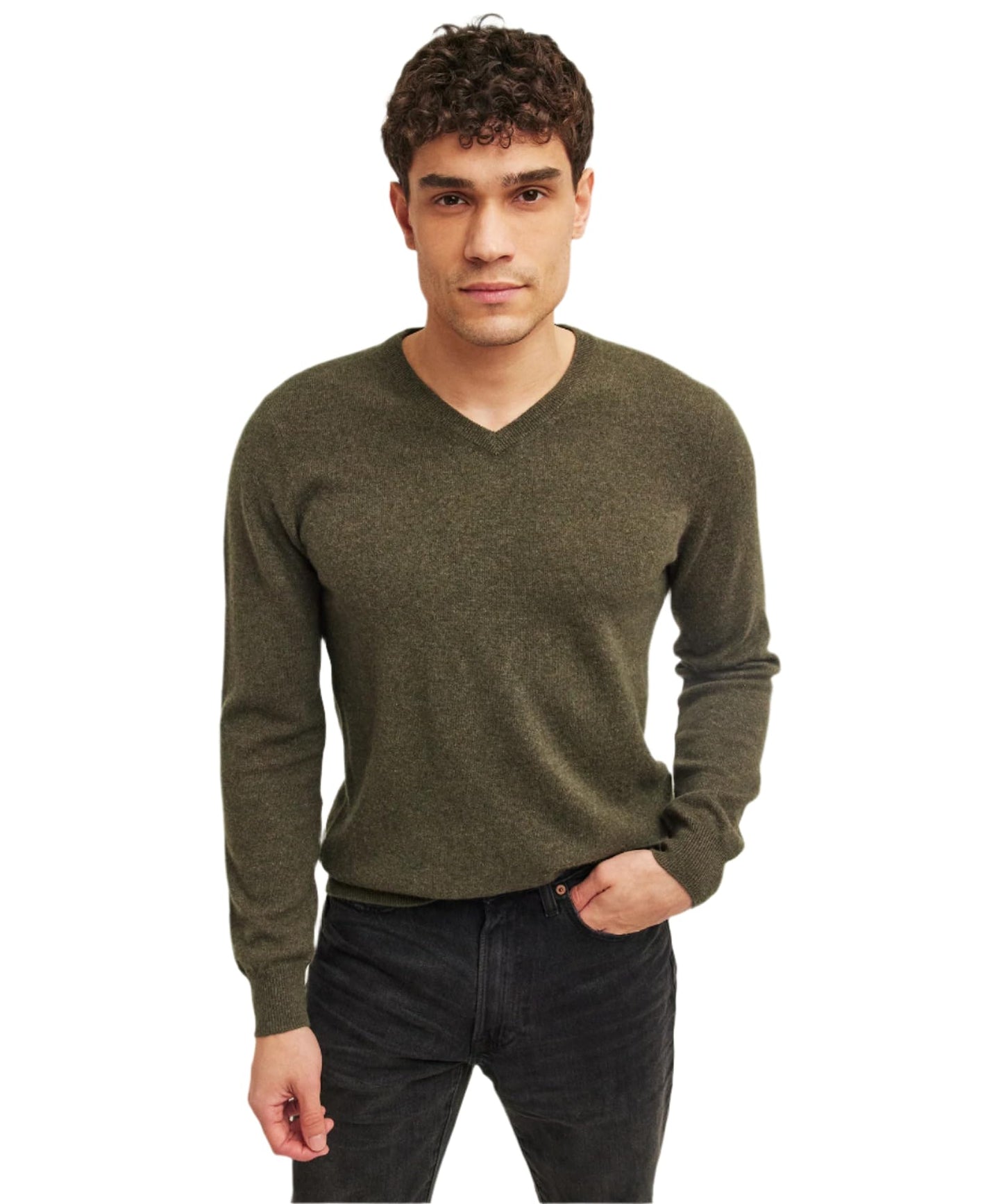 Men's Cashmere V-Neck