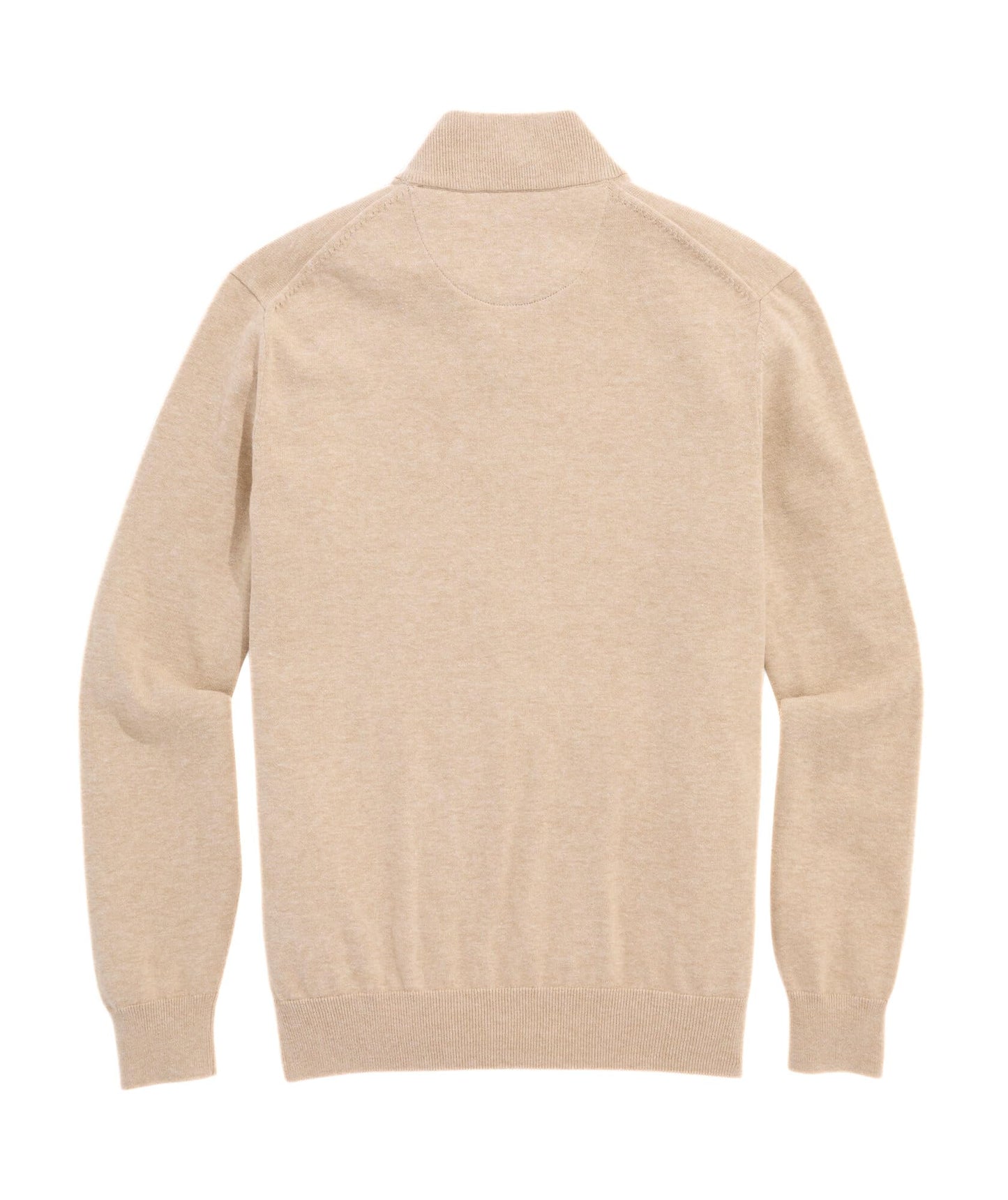 vineyard vines Men's Boathouse Tipped Quarter-Zip Sweater