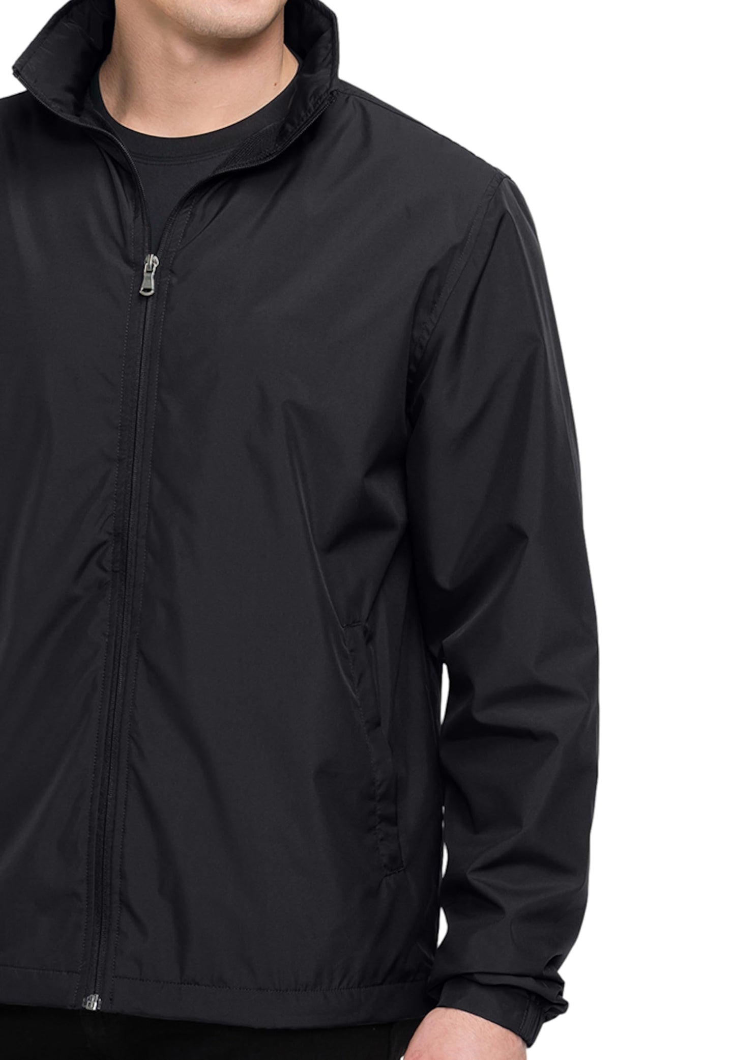 AFC Men’s Lightweight Windbreaker With Hood Water Resistant Lg to 6x Big & Tall