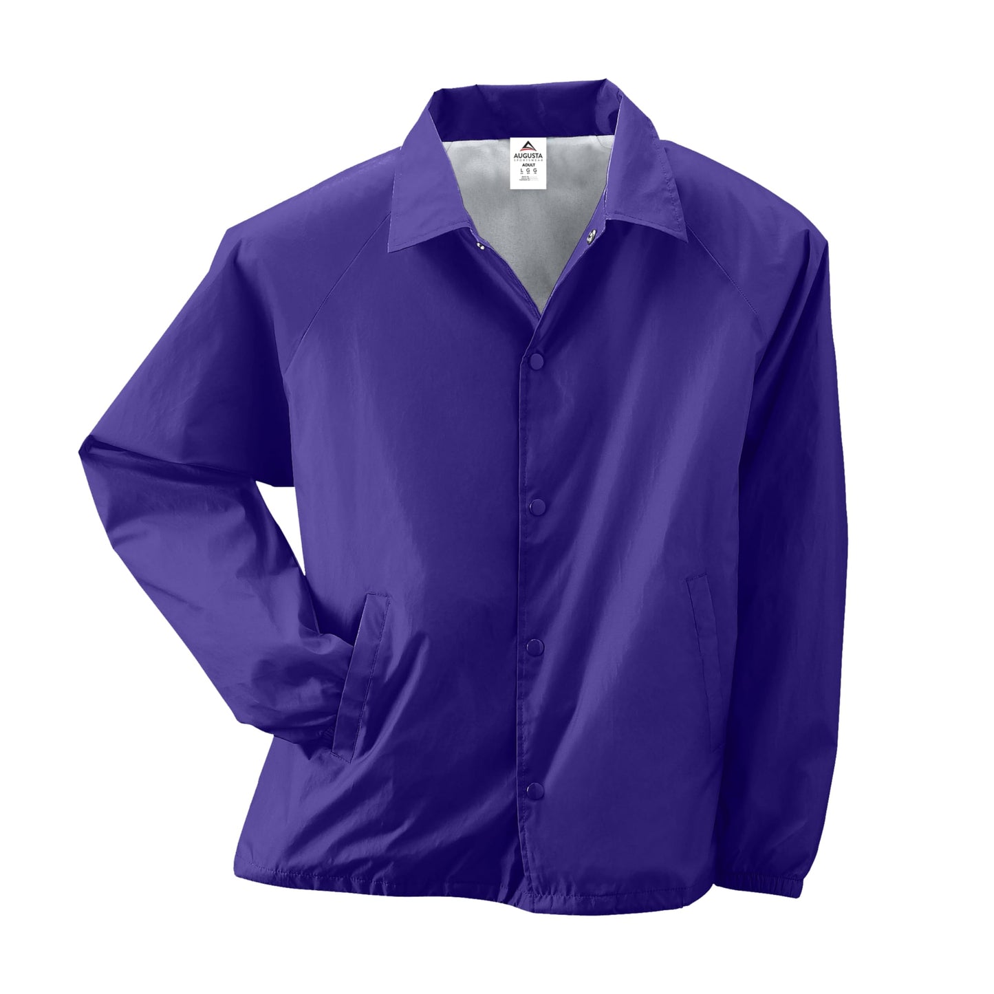 Augusta Sportswear Nylon Coach's Jacket/Lined - Rain-Ready, Water-Resistant Outerwear for Coaches & Outdoor Activities