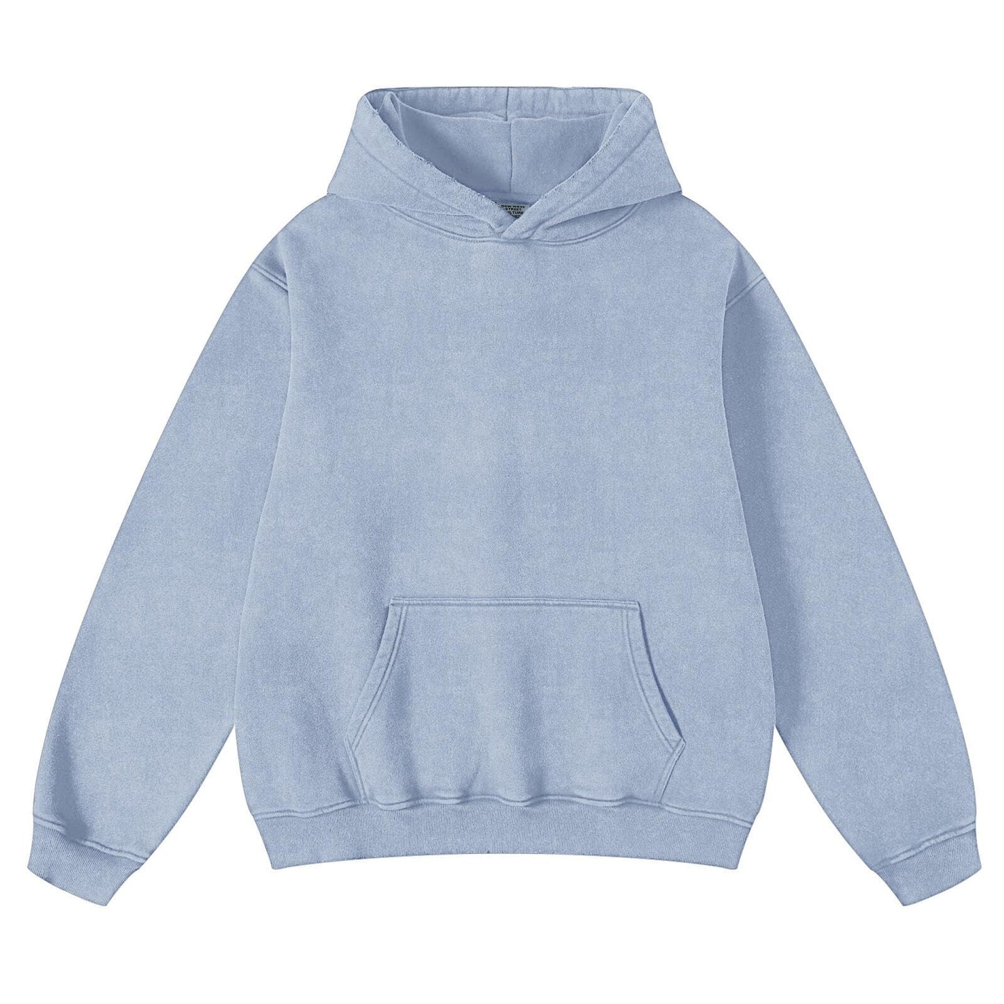 FAIABLE Mens Hoodies Oversized Unisex Acid Wash Hoodie Heavyweight Fleece Vintage Cotton Sweatshirt Men Women Streetwear