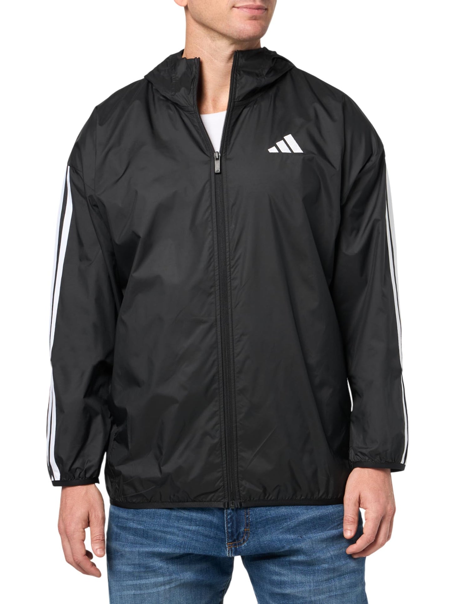 adidas Men's Essentials 3-Stripes Windbreaker
