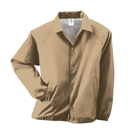 Augusta Sportswear Nylon Coach's Jacket/Lined - Rain-Ready, Water-Resistant Outerwear for Coaches & Outdoor Activities