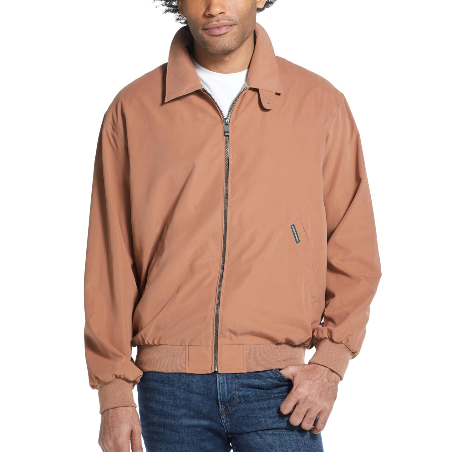 Weatherproof Men's Golf Jacket - Lightweight Windbreaker, Water-Resistant Microfiber Shell, Perfect for Golf & Casual Wear