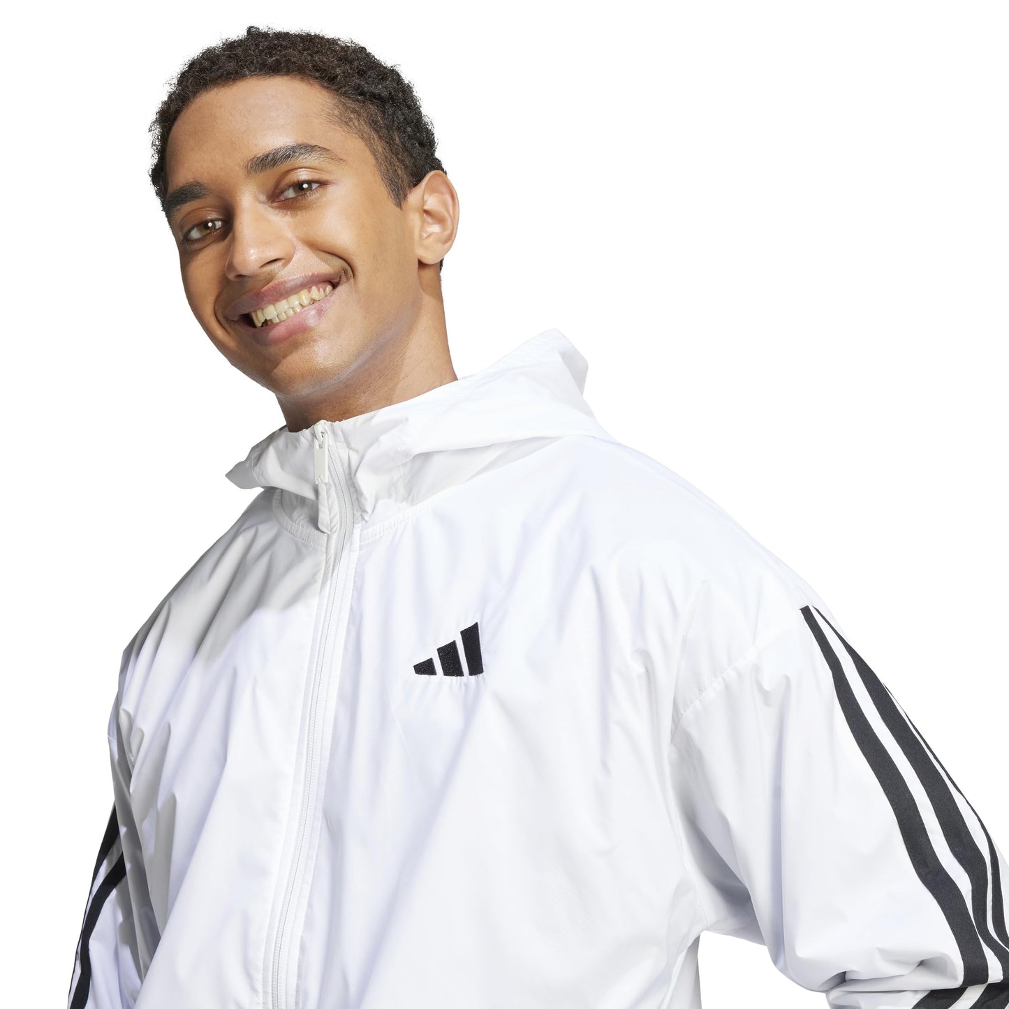 adidas Men's Essentials 3-Stripes Windbreaker