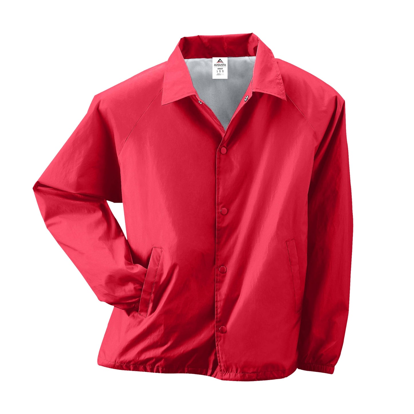 Augusta Sportswear Nylon Coach's Jacket/Lined - Rain-Ready, Water-Resistant Outerwear for Coaches & Outdoor Activities