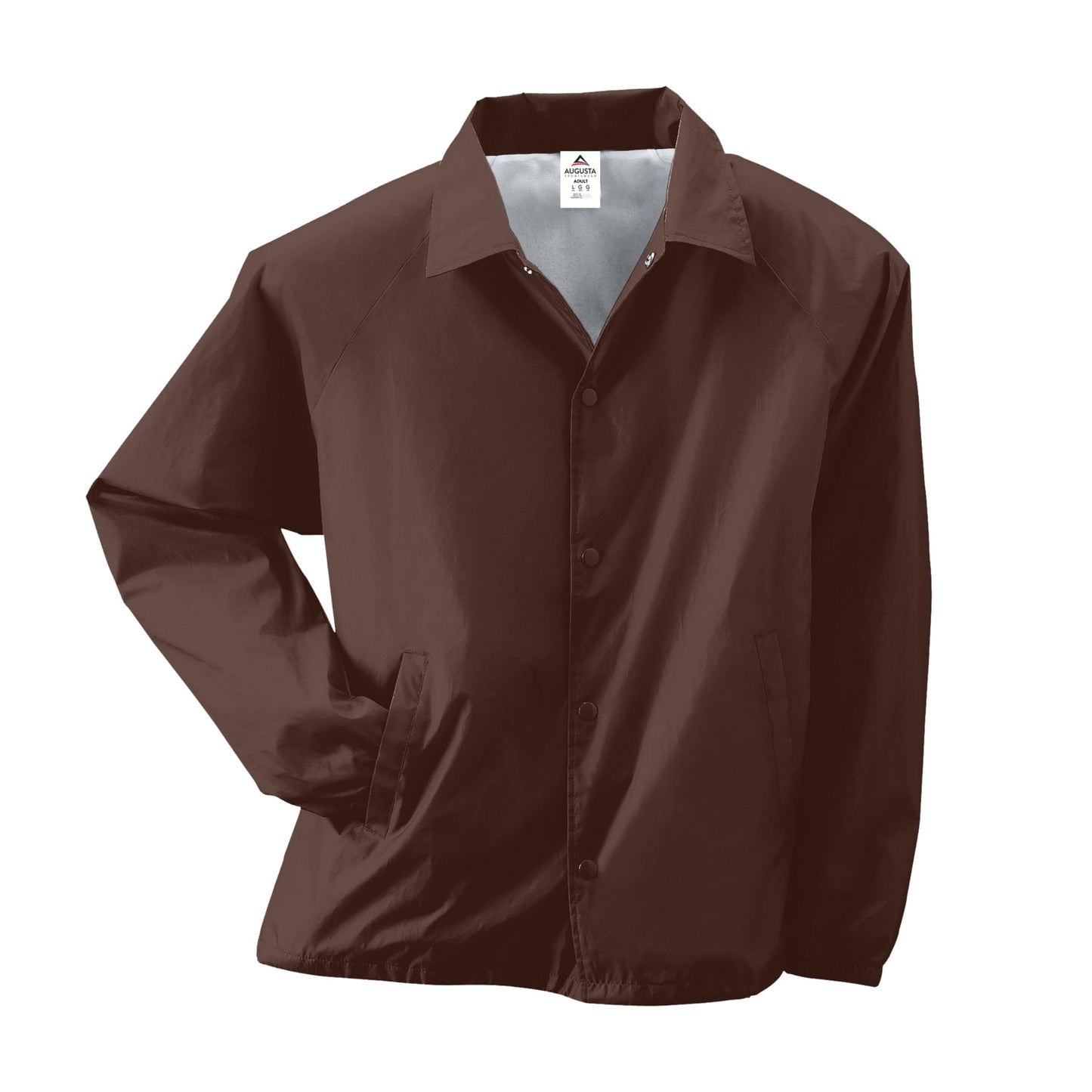 Augusta Sportswear Nylon Coach's Jacket/Lined - Rain-Ready, Water-Resistant Outerwear for Coaches & Outdoor Activities