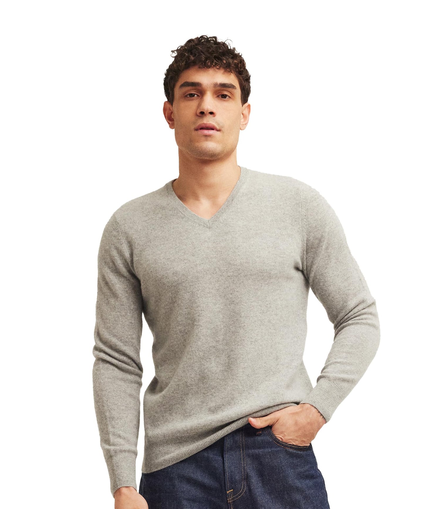 Men's Cashmere V-Neck