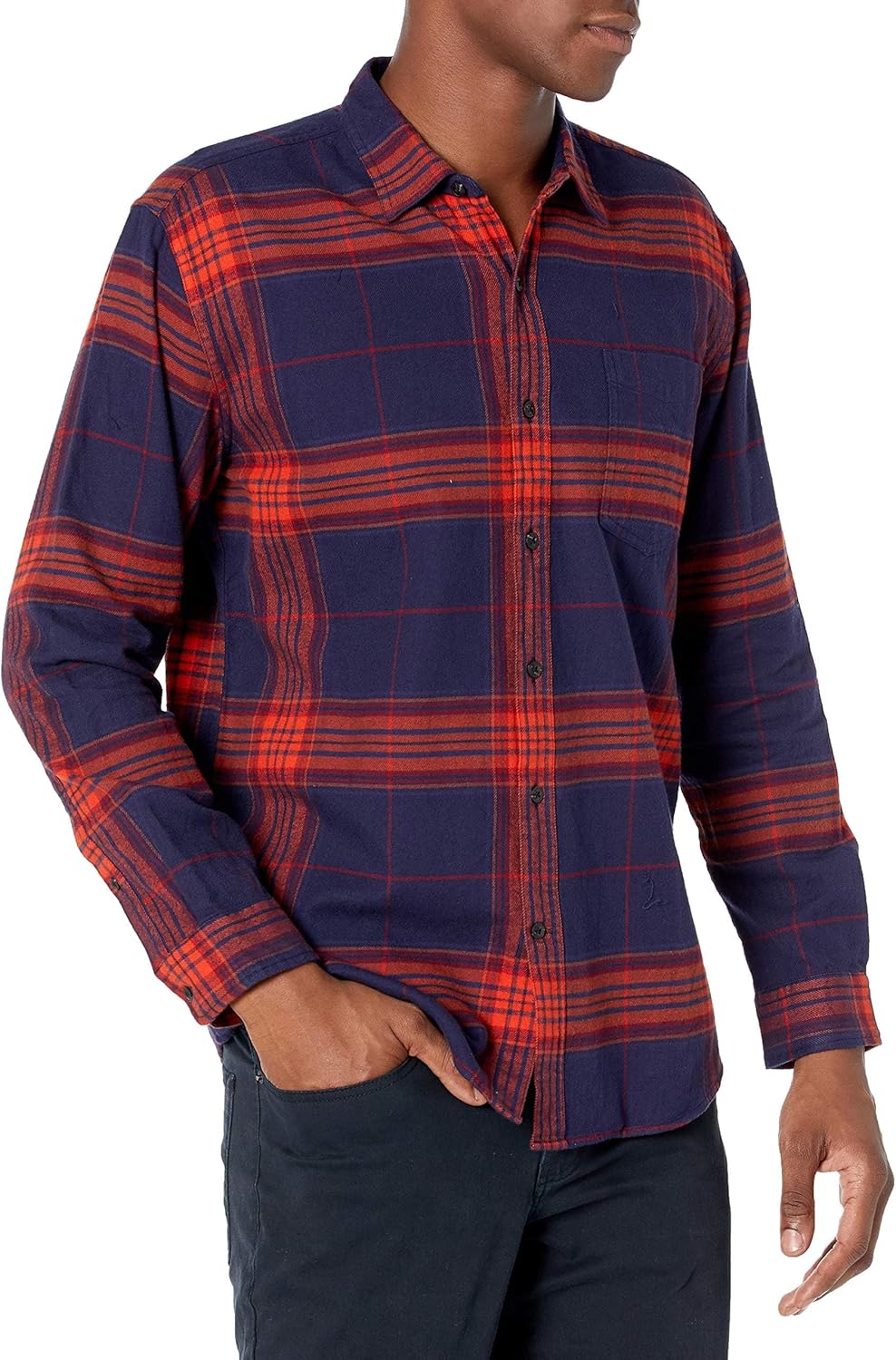 Amazon Essentials Men's Long-Sleeve Flannel Shirt (Available in Big & Tall)