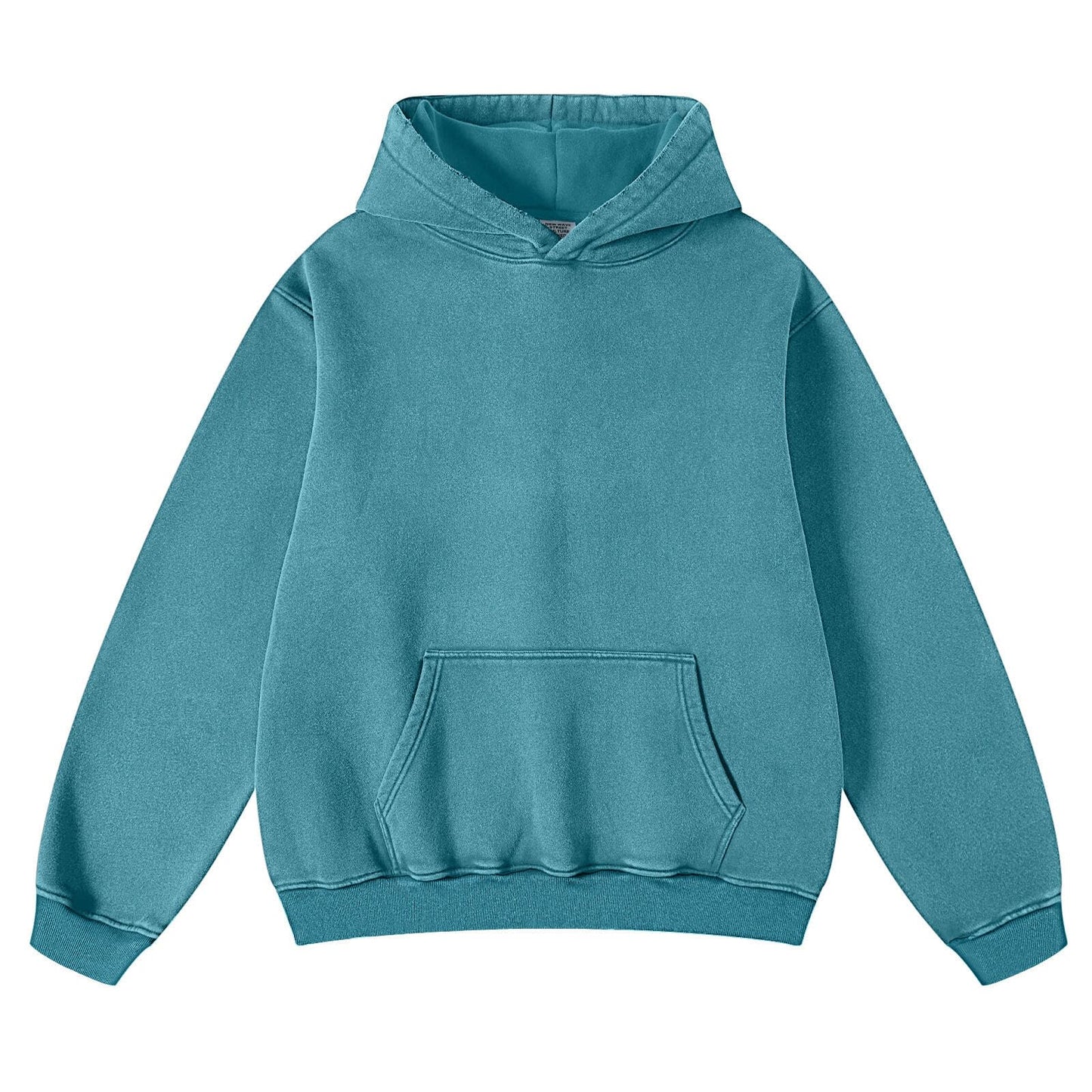 FAIABLE Mens Hoodies Oversized Unisex Acid Wash Hoodie Heavyweight Fleece Vintage Cotton Sweatshirt Men Women Streetwear