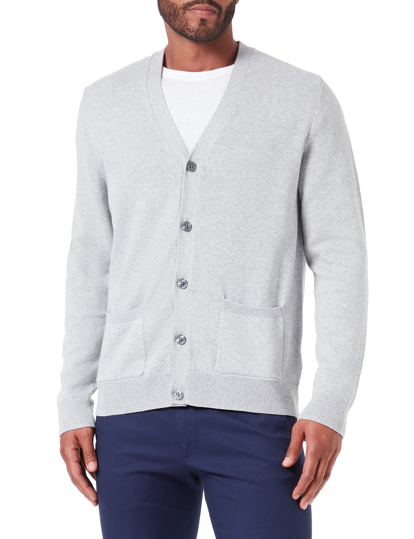 Amazon Essentials Men's Cotton Cardigan Sweater