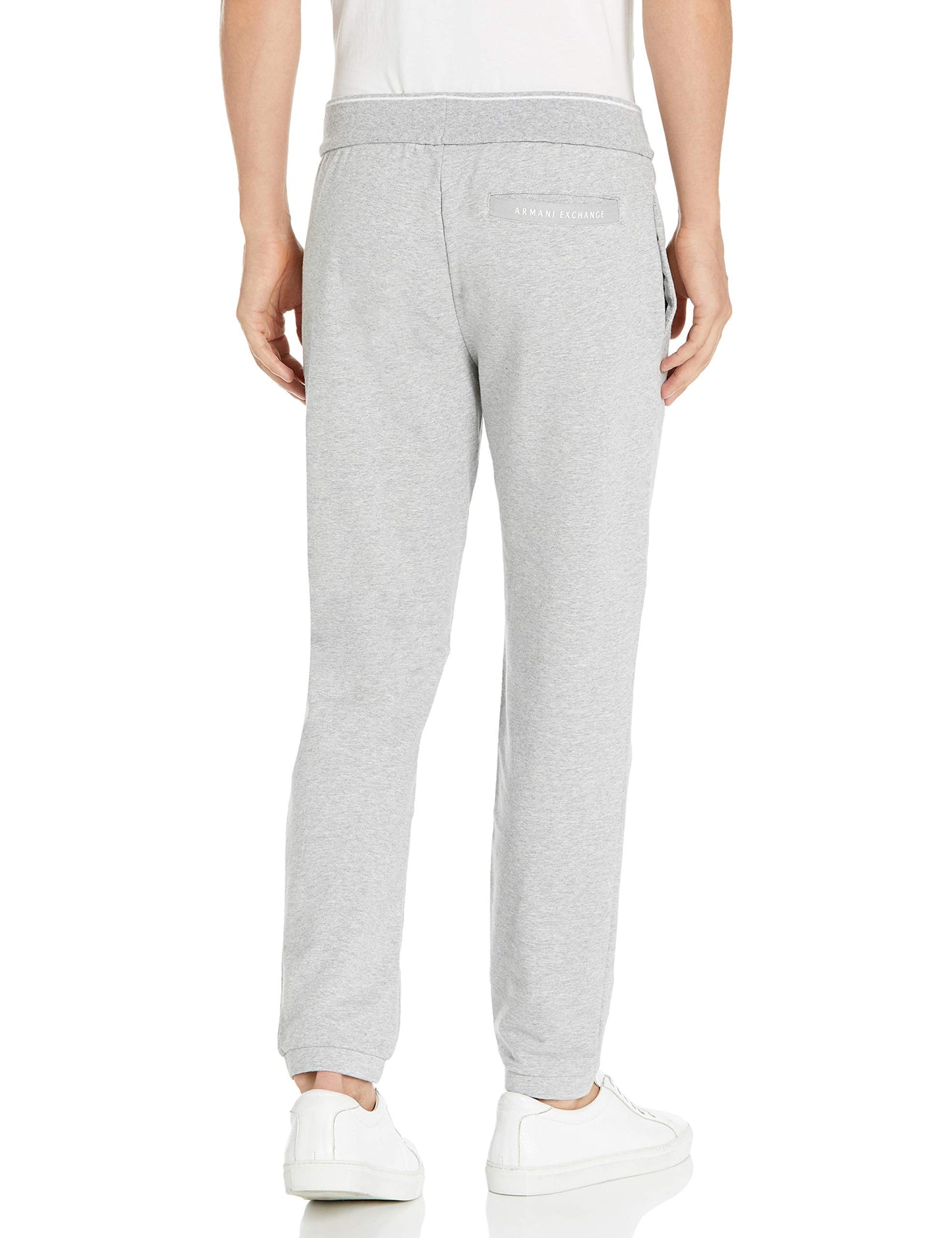 Armani Exchange Men's Drawstring Jogger with Logo Zip Pocket