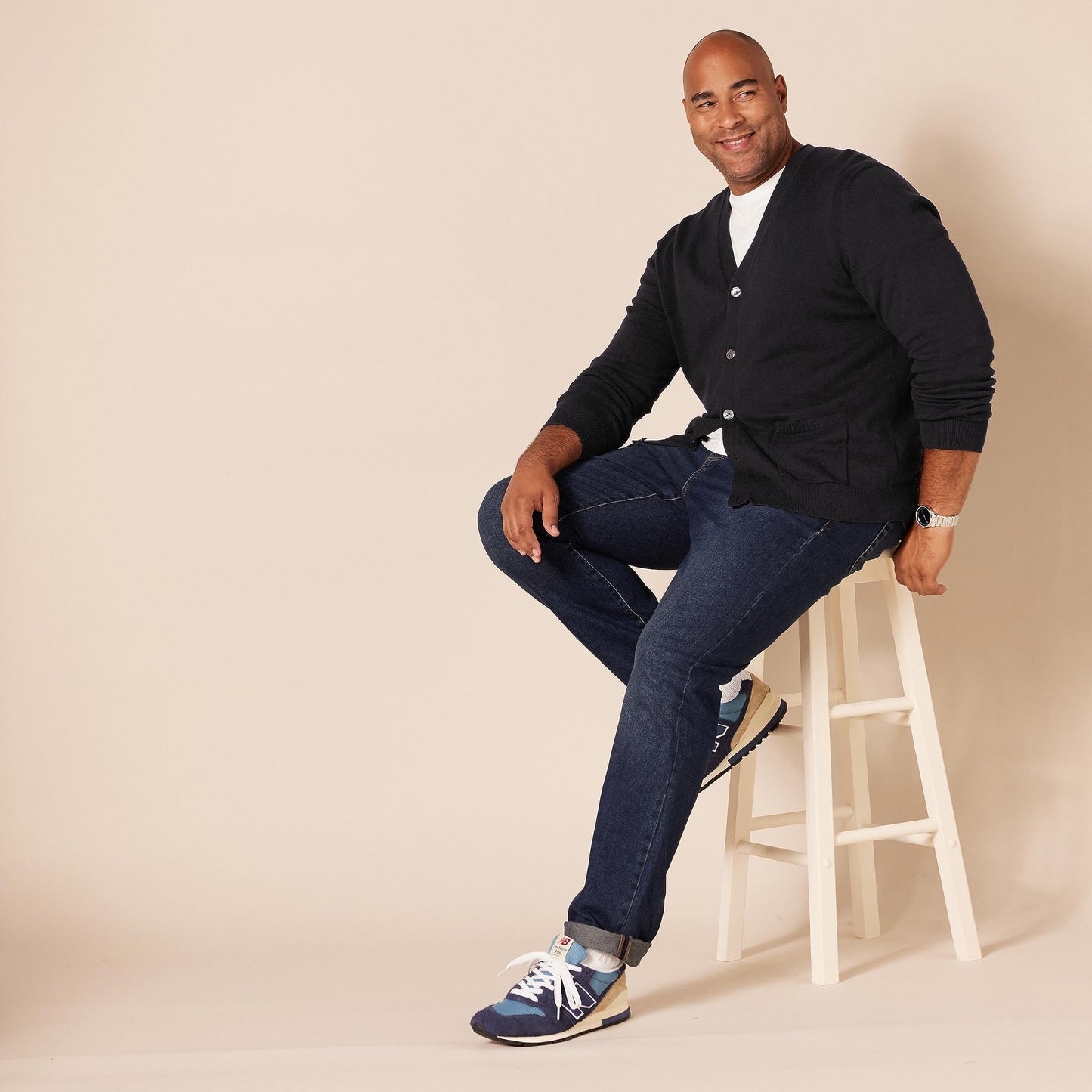 Amazon Essentials Men's Cotton Cardigan Sweater