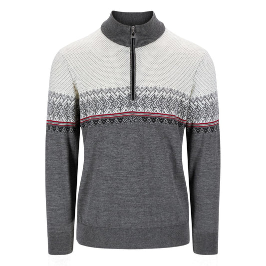 Dale of Norway Hovden Men’s Sweater - 100% Merino Wool Knit Sweater - Men’s Pullover - Ski Sweater - Quarter Zip Pullover Men