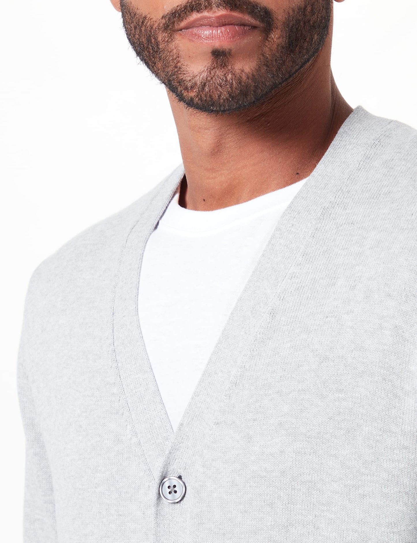 Amazon Essentials Men's Cotton Cardigan Sweater