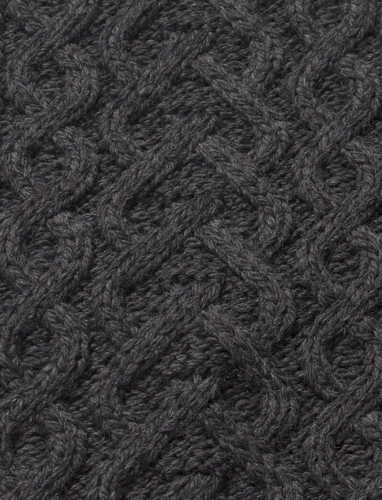 Aran Crafts Men's Irish Cable Knit Half Zip Jacquard Sweater (100% Merino Wool)